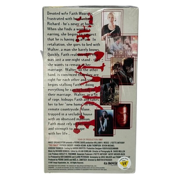 The Fiance Vintage VHS Horror Lysette Anthony 1997 New Sealed Horror - Picture 3 of 6